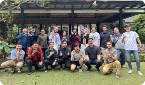 Our team in Indonesia