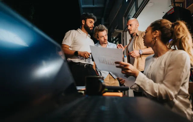 People working together.