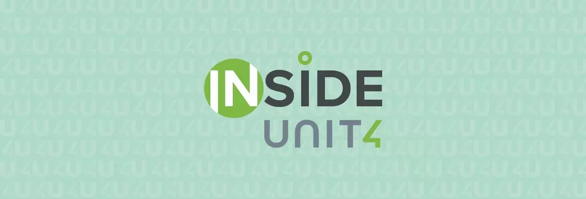 "Inside Unit4" text centered on a green background