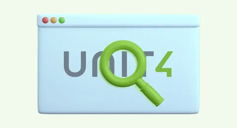Unit4 and search icon